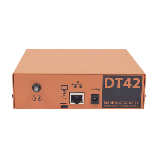 DT42 IP Universal Receiver for Alarm Panels that Broadcast through TCP/IP or GSM