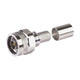 N Male Crimp Connector, Non-Solder Pin