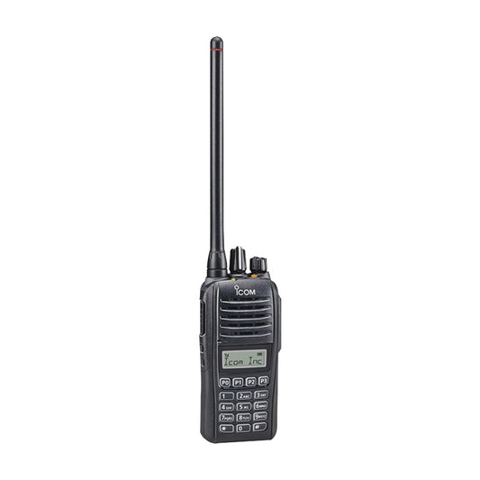 Portable Digital ICOM Transceiver, Rx-Tx: 136-174MHz, type-D Trunking, Submersible IP67.