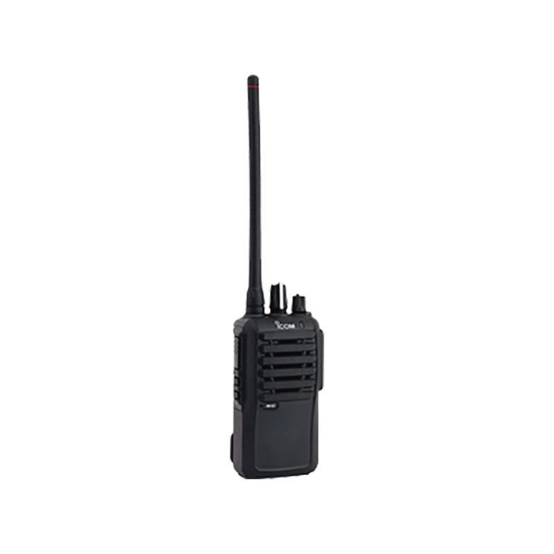 Analog Portable VHF Radio / 2250 mAh Extreme Battery Life / 136-174 MHz / 5W Power / 1500mW Powerful Speaker / 16 Channels. Includes: Battery, Charger, Antenna, Accessory Cover, and Clip.