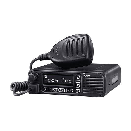Mobile Digital VHF 136-174 MHz, 128 Channels, 8 Zones, 8-Character LCD, GPS Receiver connection, Powerful Speaker, IDAS, 50 watts