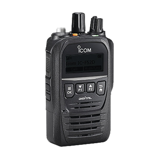 Portable Digital Radio with 512 Channels, Frequency Range 136-174MHz, Submersible, Built-in Bluetooth, antenna and rapid charger not included