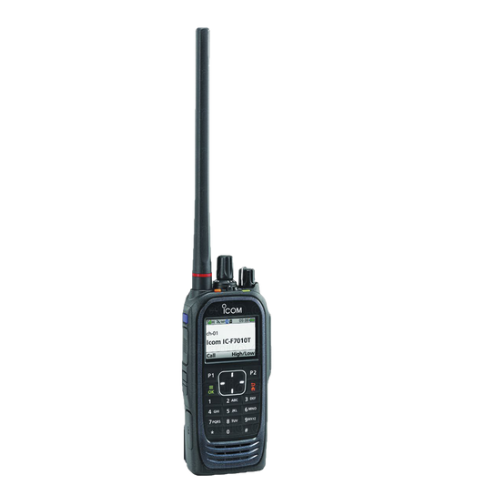 VHF 10-key Type Portable Radio, 136-174MHz P25. Antenna and Charger Sold Separately