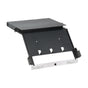 Rack Mount Fiber Enclosure using up to 4 FAP or FMP adapter panels for maximum patch field density, Black, 1RU