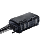Fiber Distribution Box, 24 Splices, IP65, Black, with 16 SC/APC adapters
