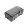Fiber Distribution Box Light version, 24 Splices, IP65, Black, with 8 SC/APC adaptors