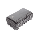 Fiber Distribution Box Light version, 24 Splices, IP65, Black, with 8 SC/APC adaptors
