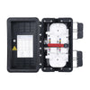 Serial Fiber Distribution Box, 96 Splices, IP65, Black Color