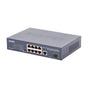 Unmanaged Switch 8 ports 10/100 PoE 802.3af/at, 120W PoE Budget, 1 Uplink Port 10/100/1000 and 1 SFP 100/1000