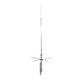 VHF Base Antenna / 154-161 MHz / 7 dBd / 800 Watts / Aluminum and Fiberglass Construction / Self-supporting