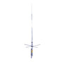VHF Base Antenna / 154-161 MHz / 7 dBd / 800 Watts / Aluminum and Fiberglass Construction / Self-supporting