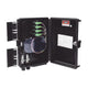 Fiber Distribution Box, 24 Splices, IP65, Black, Indoor/Outdoor, with 16 SC/APC adaptors and 1x16 splitter