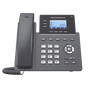 Carrier-Grade IP Phone, 3 SIP lines with 6 accounts, Gigabit ports, Opus codec, IPv4/IPv6 with GDMS cloud management