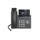 Operator-Grade IP Phone, 3 SIP lines with 6 accounts, Gigabit ports, PoE, 2.4' color display, Opus codec, IPv4/IPv6 with GDMS cloud management.