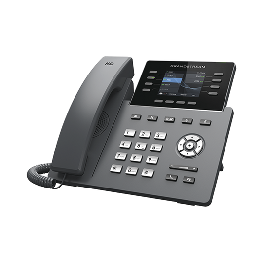 Wi-Fi IP Phone, Carrier-Grade, 8 SIP Lines with 4 Accounts, 2.8' Color Display, Gigabit Ports, Bluetooth, PoE, Opus Codec, IPV4/IPV6 with GDMS Cloud Management