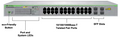 24-Port Gigabit WebSmart PoE+ switch with 4 SFP ports, 185 W