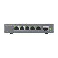 Unmanaged 2.5G Multi-Gigabit Network Switches / 5 RJ45 Ports at 100/1000/2500Mbps / 1 SFP+ Fiber Port