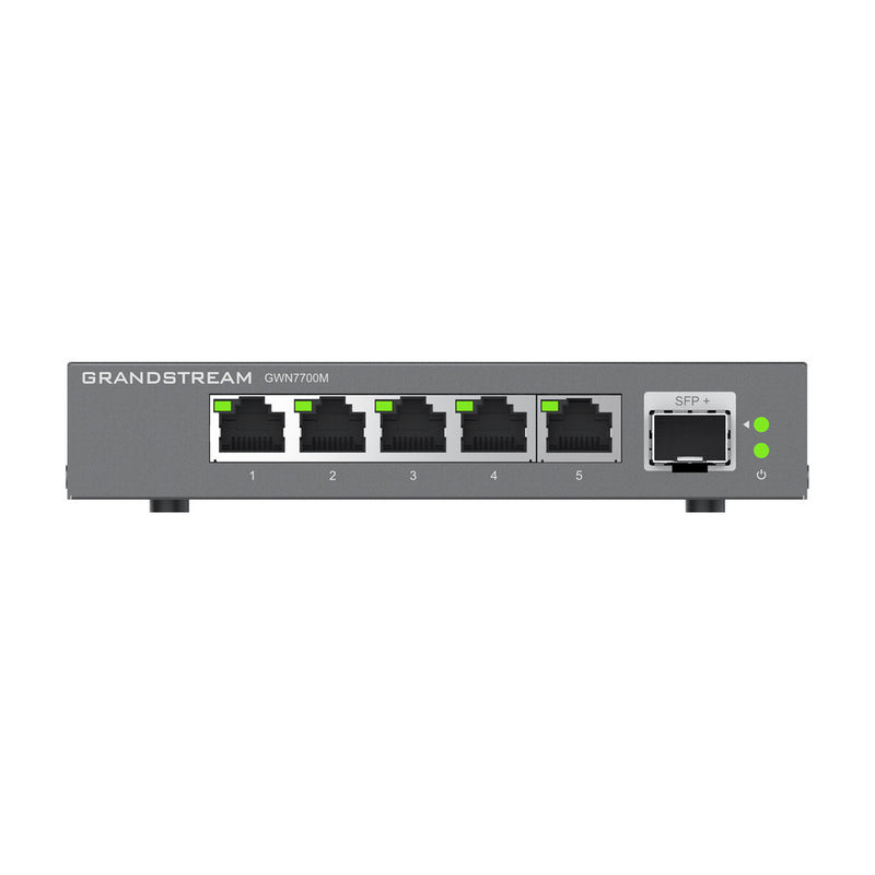 Unmanaged 2.5G Multi-Gigabit Network Switches / 5 RJ45 Ports at 100/1000/2500Mbps / 1 SFP+ Fiber Port