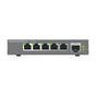 Unmanaged 2.5G Multi-Gigabit Network Switches / 5 RJ45 Ports at 100/1000/2500Mbps / 1 SFP+ Fiber Port
