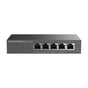 Unmanaged PoE+ Gigabit Switch / 5 ports 10/100/1000 Mbps / 4 PoE+ ports / up to 60W