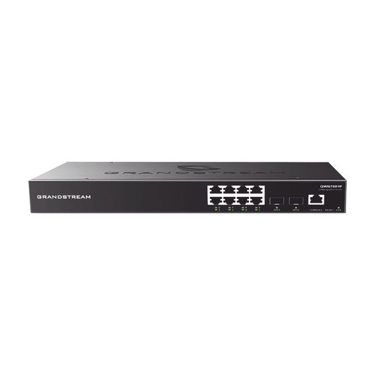 Managed Gigabit PoE+ Switch, L2+ / 8 ports 10/100/1000 Mbps + 2 SFP Uplink Ports / Up to 120W / Compatible with GWN Cloud.