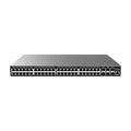 Managed Gigabit PoE+ Switch / 48 ports 10/100/1000 Mbps + 6 SFP+ Uplink Ports / Up to 400W / Compatible with GWN Cloud.