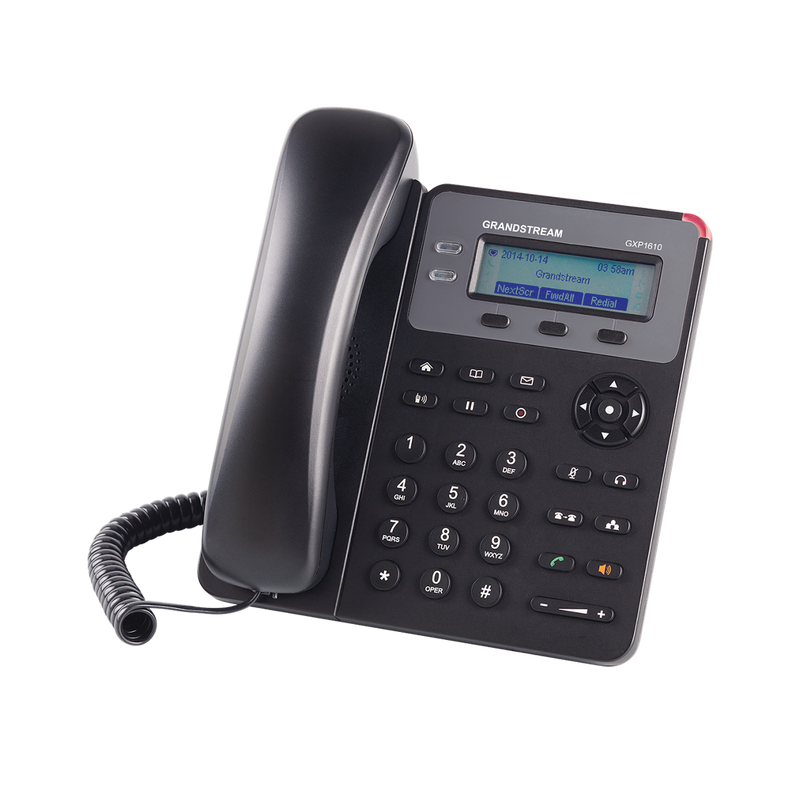 2-Line Business IP Phone with 3 Programmable Keys, 3-Way Conferencing, and Multi-Language Support
