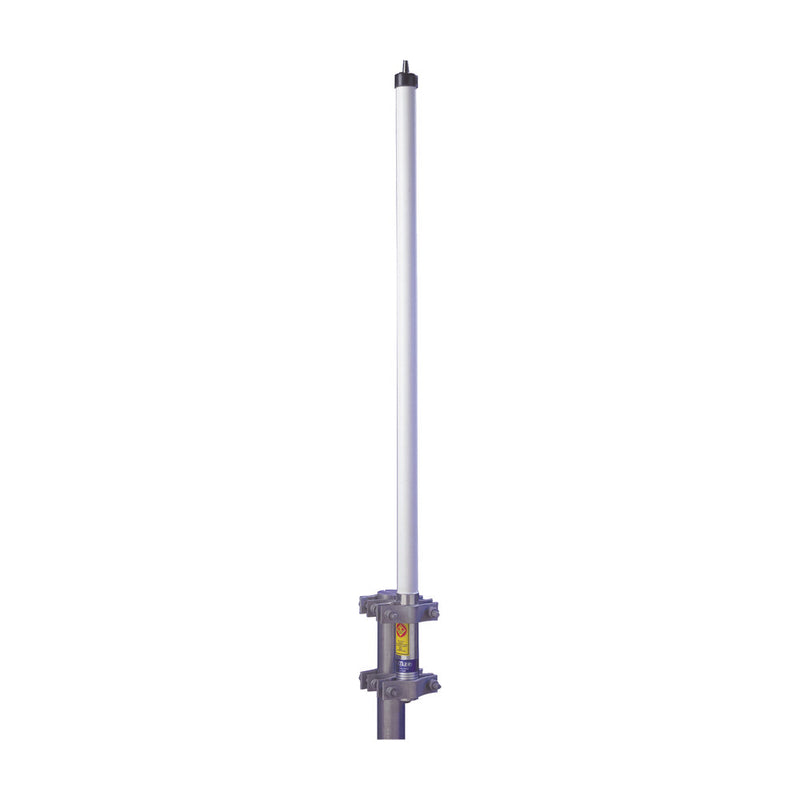 UHF Base Antenna, Fiber Glass, Frequency Range 450 - 470 MHz,10 dB Gain, HX Series for Extreme Climates