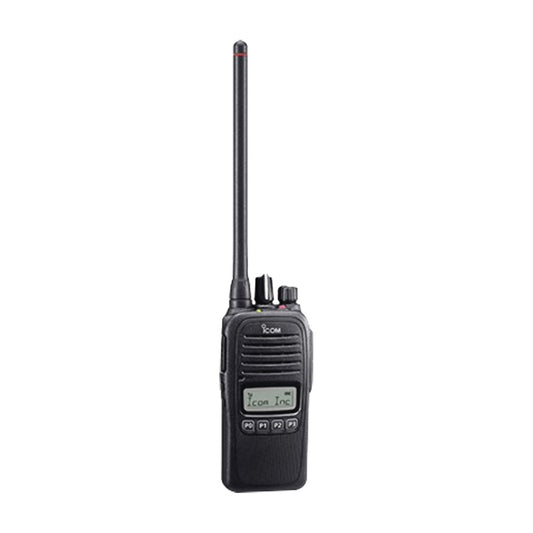 Portable Analog Radio, Frequency Range 136-174 MHz (N) 12.5kHz, 5 W, 128 Channels, IP67 Submersible, 136-174 MHz, Includes Rapid Charger BC-213