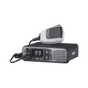 Digital mobile radio with numerical display, in the range of 380-470MHz, 99 selectable channels, GPS, and bluethooth. Includes microphone, power cable and bracket.