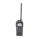 VHF Marine Portable Transceiver, Large Keys and Easy-to-Grip Design, 6 W, 12 Hours of Battery Life (with BP-296 battery), Channel History Function Stores the Last Five Channels Used for Easy Recall, Float and Flash Function, Stylish Design, Black.