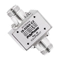 DC RF Coaxial Protector For 125 - 1000 MHz With Side Eyebrow and N Female Connectors on Both Sides, 50 &Omega;
