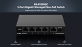 5-Port Gigabit Smart Cloud Managed Non-PoE Switch, Automatic Loop Prevention Ensures Service Continuity