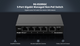 5-Port Gigabit Smart Cloud Managed Non-PoE Switch, Automatic Loop Prevention Ensures Service Continuity