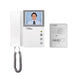 4-wire Handset Videophone with 4" Color Monitor, Metallic Door Camera and Door Opener Relay Kit