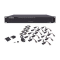 16-channel Active Transceiver Kit / VIDEO+POWER in a Single UTP Cable / 150 meters in 4K, 200 meters in 5 MP/ Sends 36 Vdc and Receives 12 Vdc / ALL INCLUDED FOR RACK / Compatible with HD-TVI/CVI Cameras/ AHD/CVBS / Clean Installation