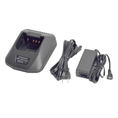 Fast Charger with AC Adapter, Compatible with Batteries KNB55L, KNB57L, KNB40L, KNB68LC