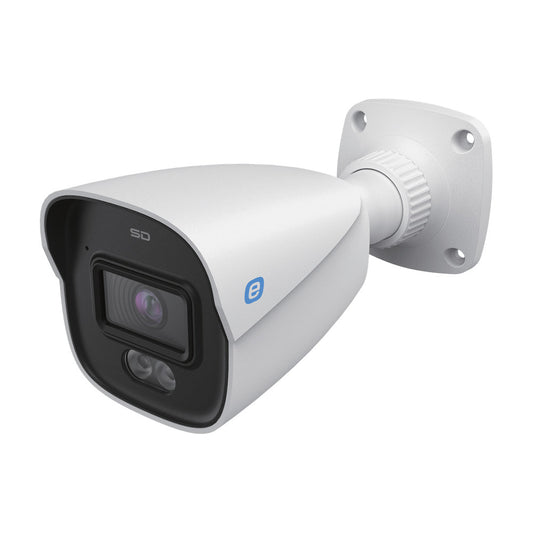 Bullet IP 4 MP / POE / 98ft (30m) Smart Dual Light (IR & White Light) / WDR / Micro SD / Built-In Microphone / IP67 / 2.8 mm Lens / Cloud Video Recording / Metal Housing / Support Smart Events