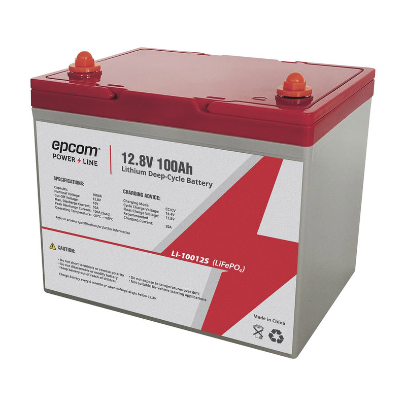 12 Vdc 100 Ah Deep Cycle Lithium battery (LiFePO4)