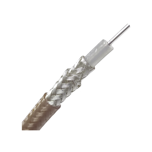 1000 ft Reel Coaxial Cable Type RG-142, Double Shield, 50 Ohms Solid Copper Conductor and Tinned Copper Mesh