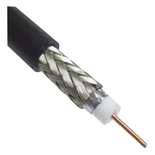 Coaxial Cable 1000 ft Reel LINKEDPRO Low Loss RG-8/X, 50 Ohms