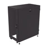 24U Professional Network Cabinet with 19' Standard Rack and Glass Door 23.62 in x 39.37 in (600 mm Width x 1000 mm Depth)