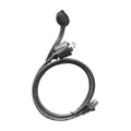 Cat6 Patch cord, 3.28 ft, Outdoor with Waterproof on one end for Industrial Installations