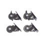 Ruedas de uso rudo para racks/gabinetes de servidor - Juego de 4 ruedas para gabinetes Linkedpro (2 con freno).