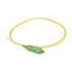 Single-mode Fiber Optic pigtail SC/APC, 1 meter simplex