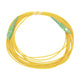Single-Mode Fiber Optic Jumper SC/APC - SC/APC Simplex, Yellow, 16.4 ft 5 meters