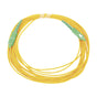 Single-Mode Fiber Optic Jumper SC/APC - SC/APC Simplex, Yellow, 16.4 ft 5 meters