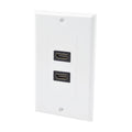 Wall Plate 2 Ports HDMI Female to Female