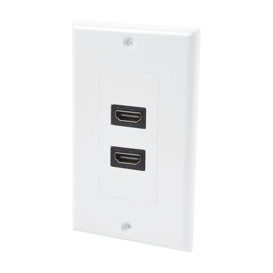 Wall Plate 2 Ports HDMI Female to Female