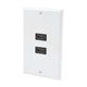 Wall Plate 2 Ports HDMI Female to Female